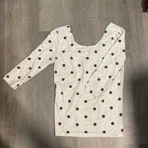 Forever 21 Scoop Back Top